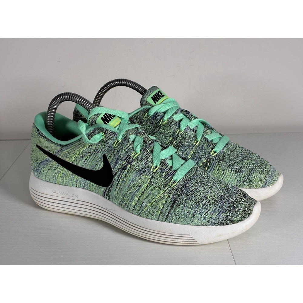 Size 8 - Nike Lunarepic Flyknit Low Ghost Green Women's Shoes Running